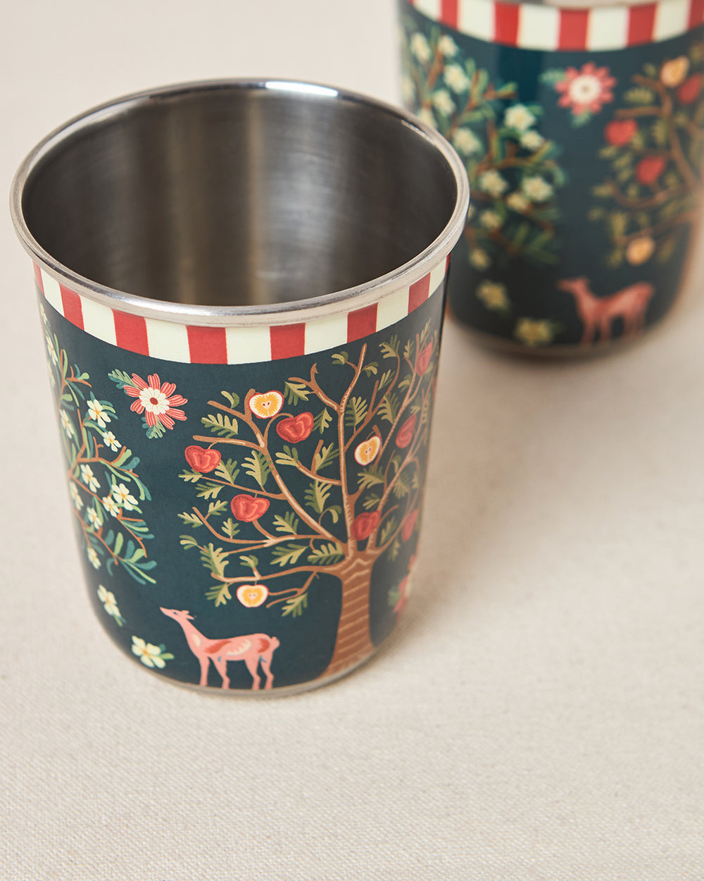 Chinar Steel Tumblers - Set of 2, 220 ml | Kashmir Trails