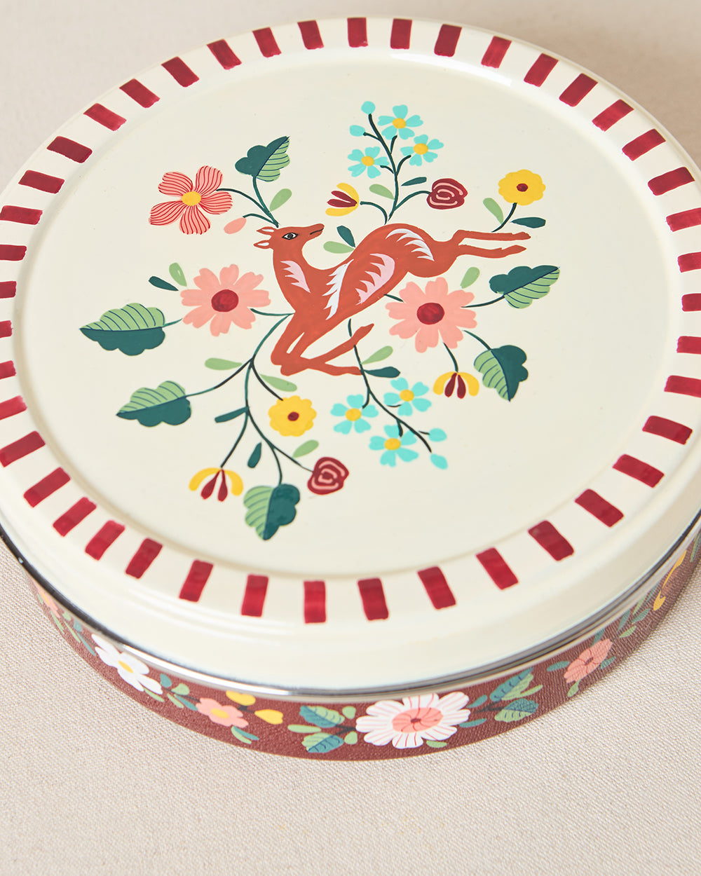 Hangul Hand-painted Masala Box | Kashmir Trails