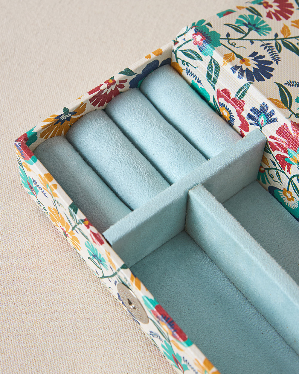 Indian Hand-block Motifs - Jewellery Organiser