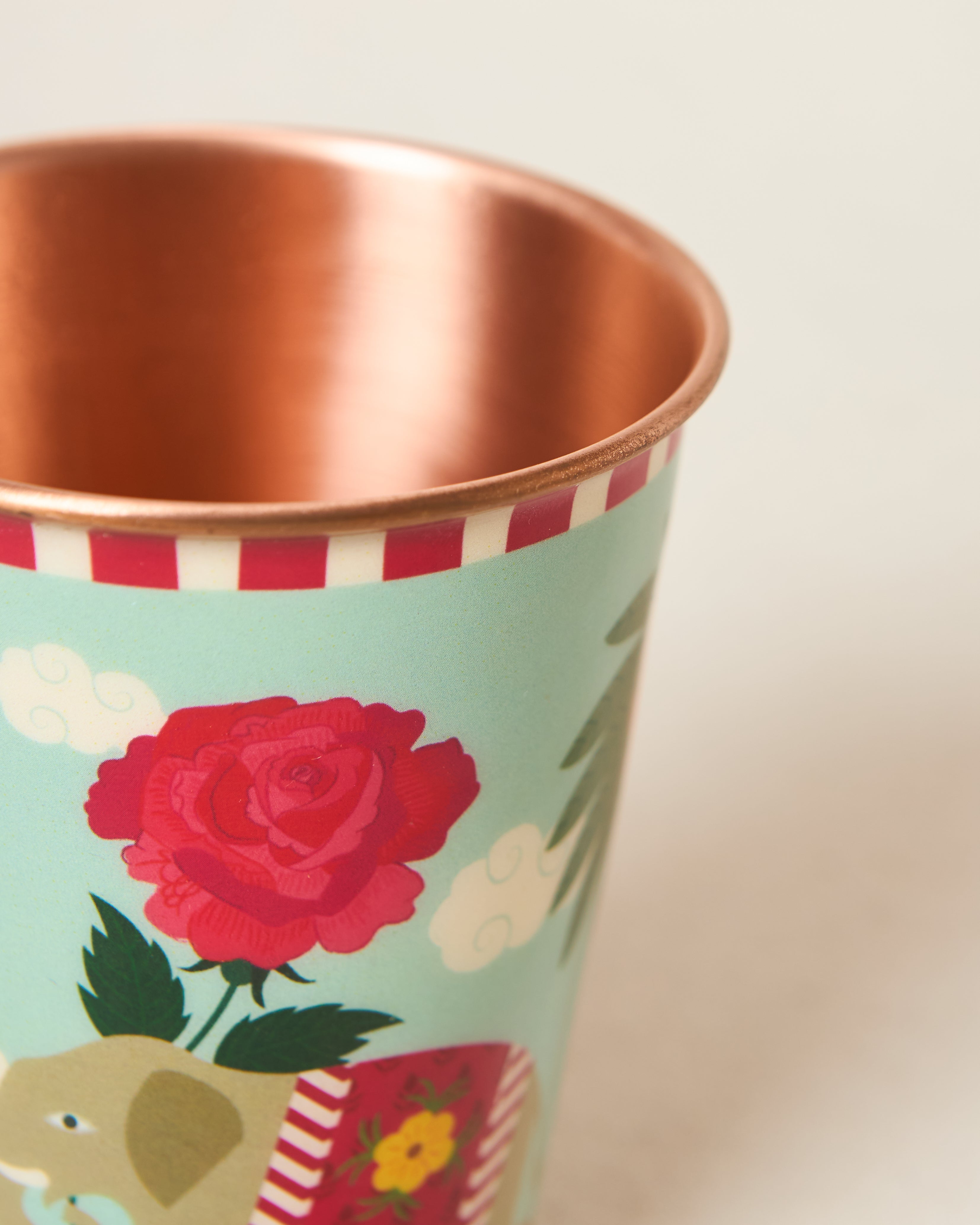 Royal Tusker Copper Tumbler, 350 ml | Palace Memoirs