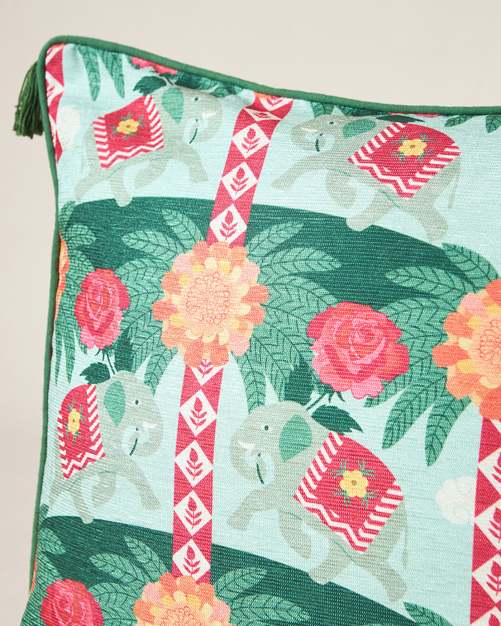 Rani Bagh Cushion Cover, 20" | Palace Memoirs
