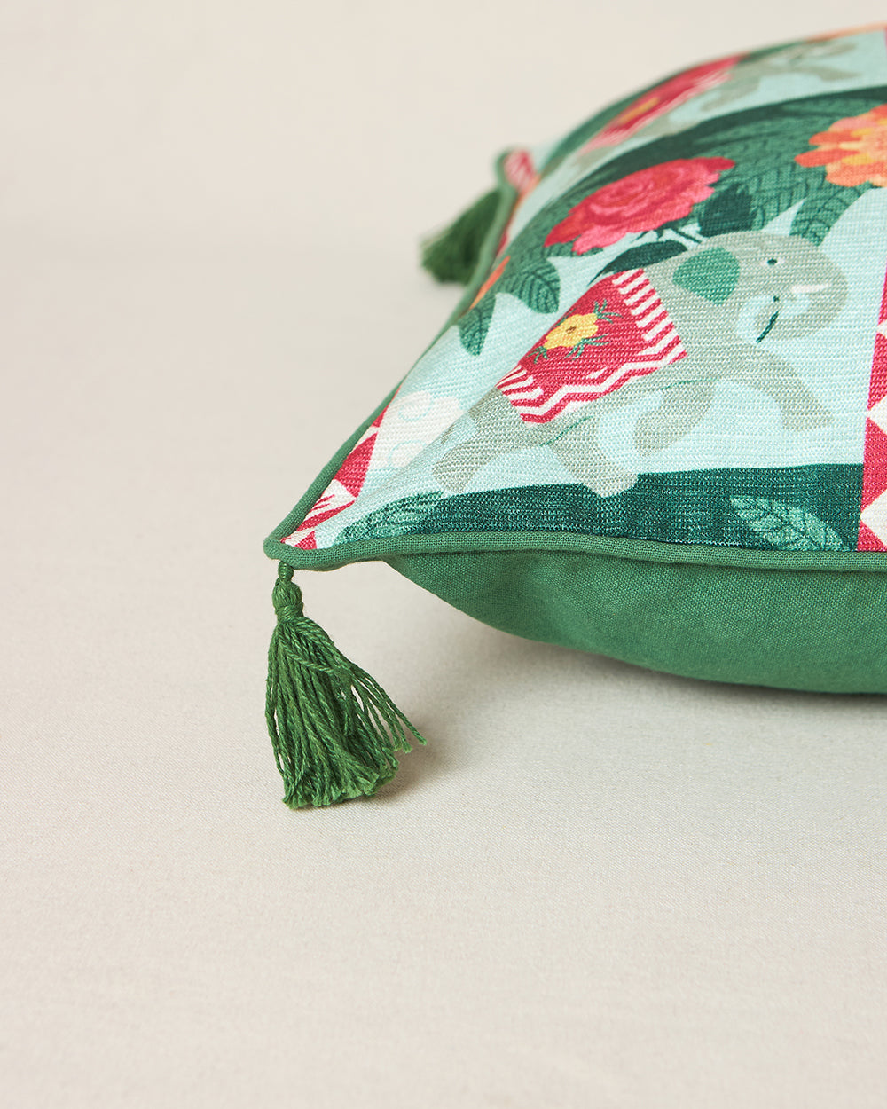 Rani Bagh Cushion Cover, 20" | Palace Memoirs
