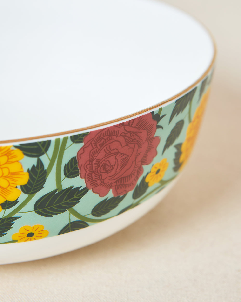 Rani Bagh Serving Bowl, 8" Dia | Palace Memoirs