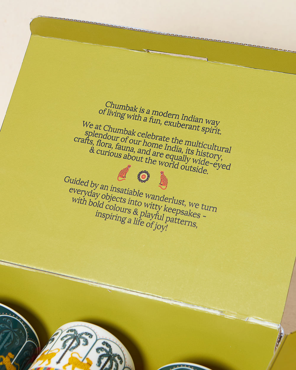 Jungle Soirée Mugs Gift Set of 6 | Lost in Paradise