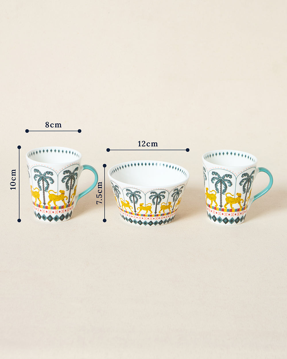 Jungle Soirée Tea-Trio Gift Set of 3 | Lost in Paradise