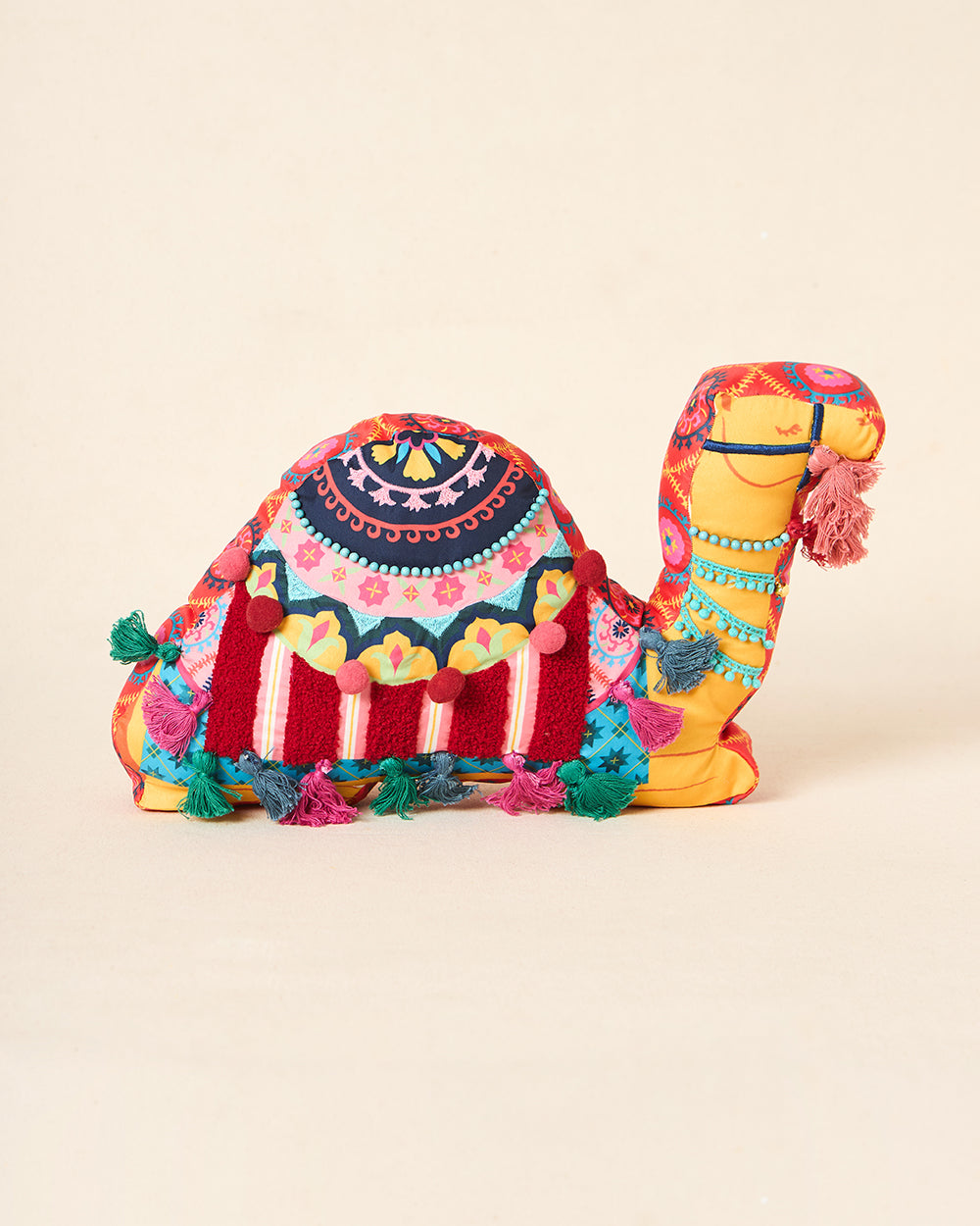 Royal Ride Camel Shape Cushion 12"x9" | Palace Memoirs