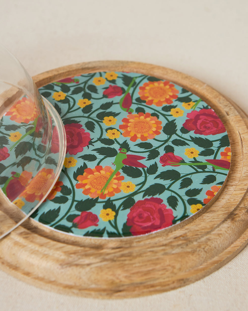 Rani Bagh Wooden Cake Cloche, 8"dia | Palace Memoirs
