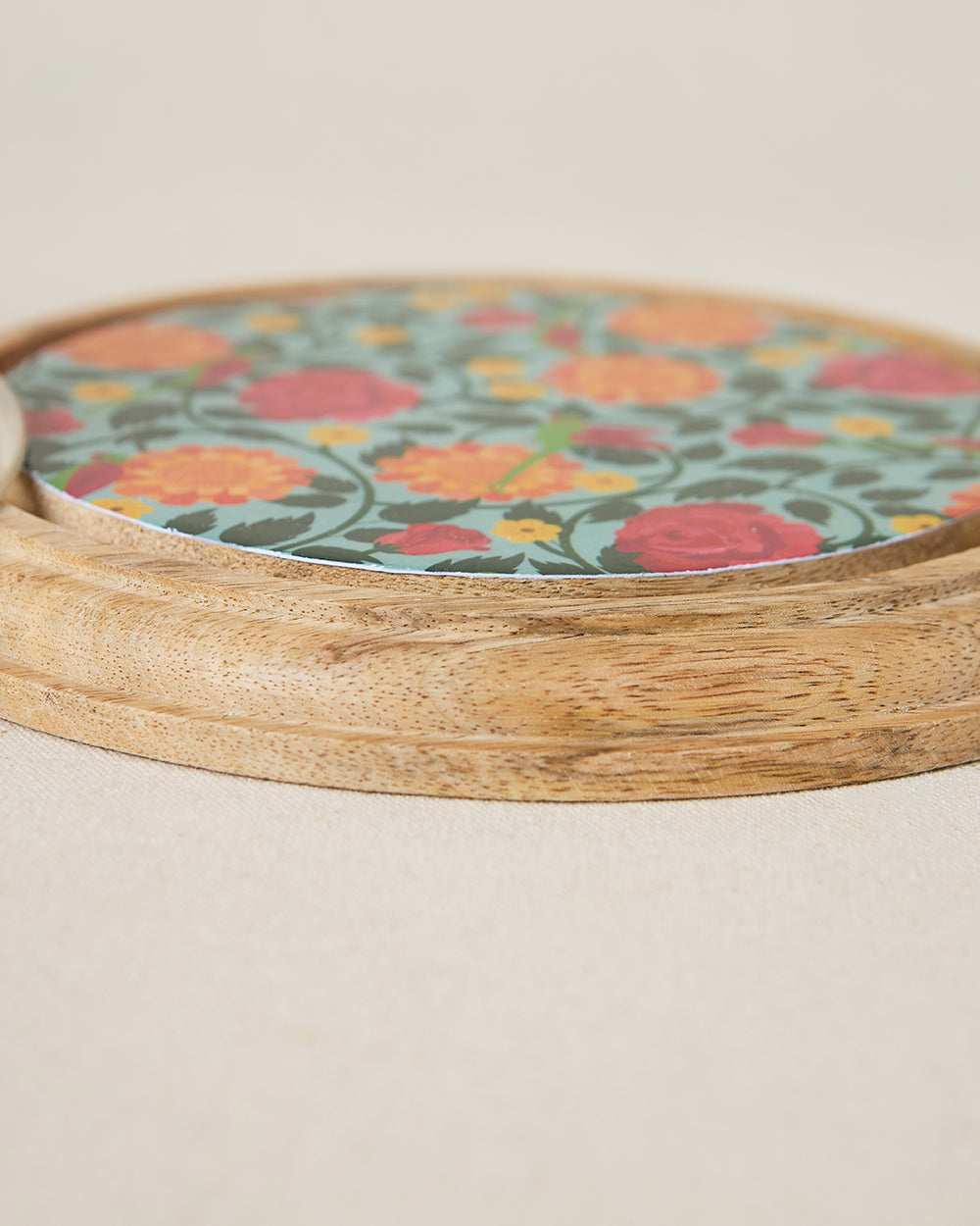 Rani Bagh Wooden Cake Cloche, 8"dia | Palace Memoirs