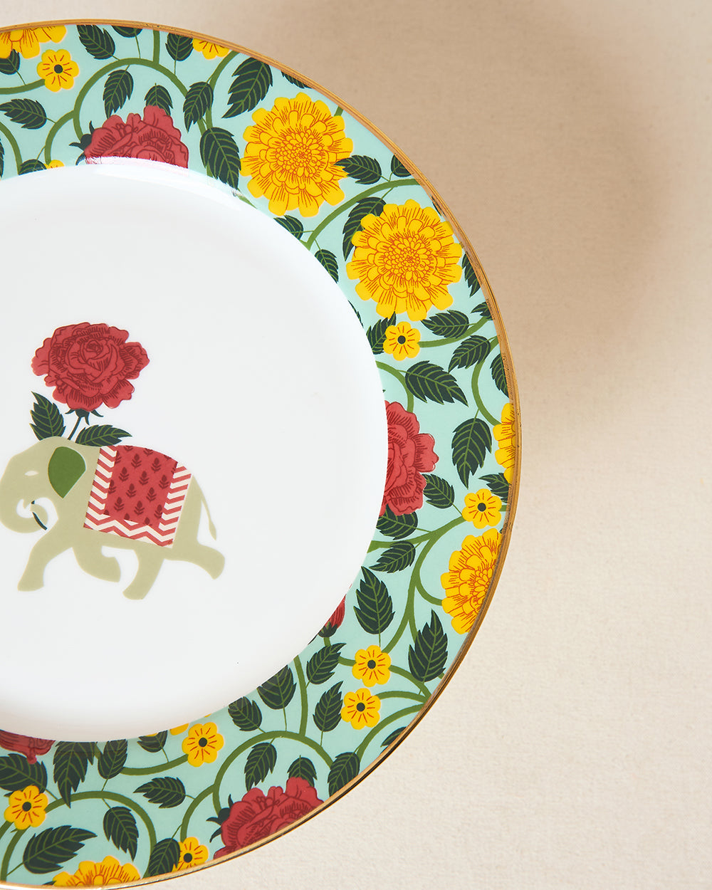 Royal Tusker Cake Stand , 10"dia | Palace Memoirs