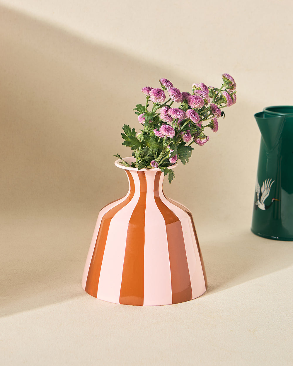Paradise Stripes Vase, Hand-painted | Lost in Paradise