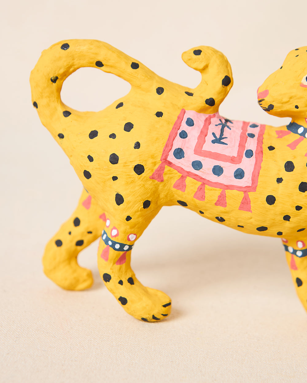 Leopard Paper Mache, Figurine, | Lost in Paradise