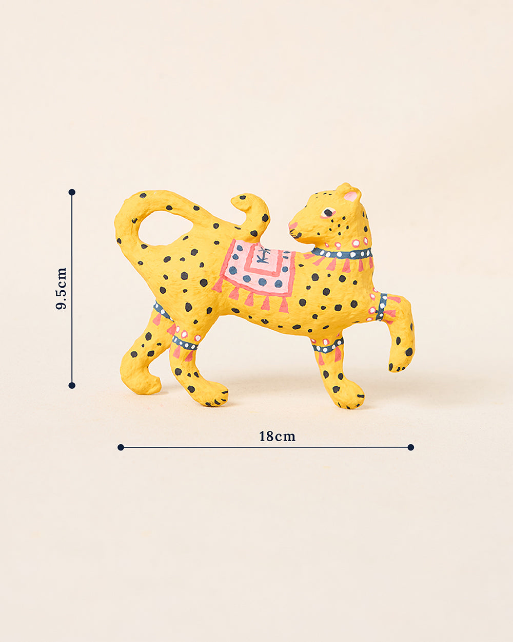 Leopard Paper Mache, Figurine, | Lost in Paradise