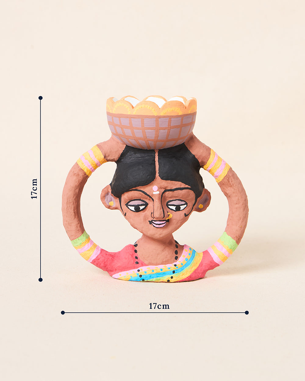 Mala Paper Mache Candle Stand | Lost in Paradise