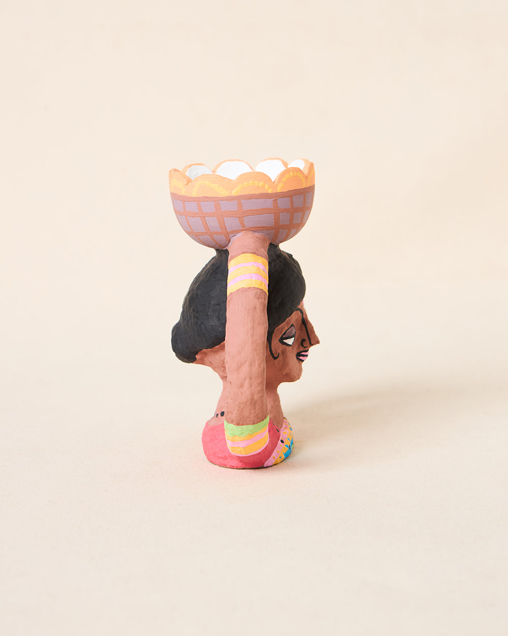 Mala Paper Mache Candle Stand | Lost in Paradise