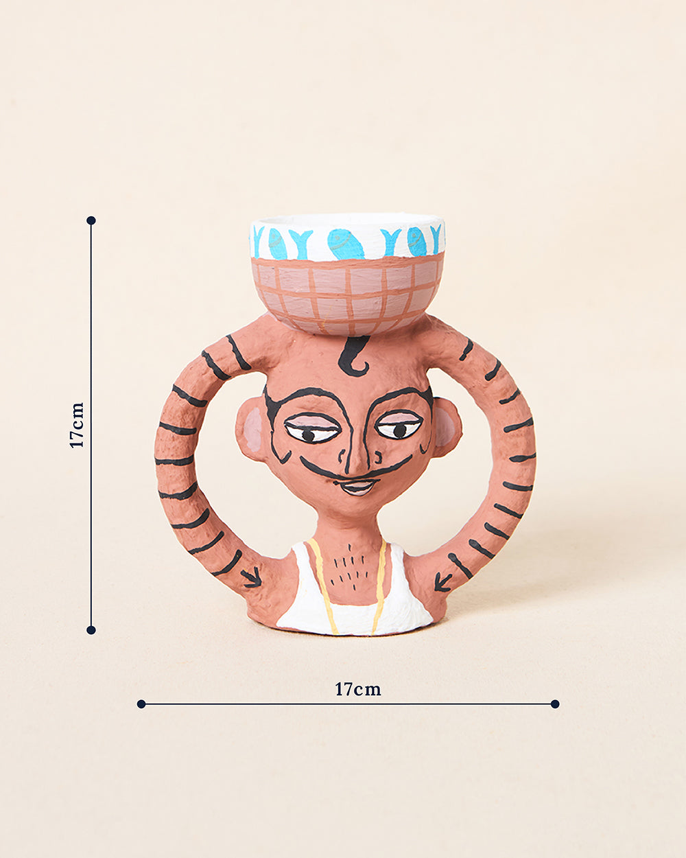 Bala Paper Mache Candle Stand | Lost in Paradise