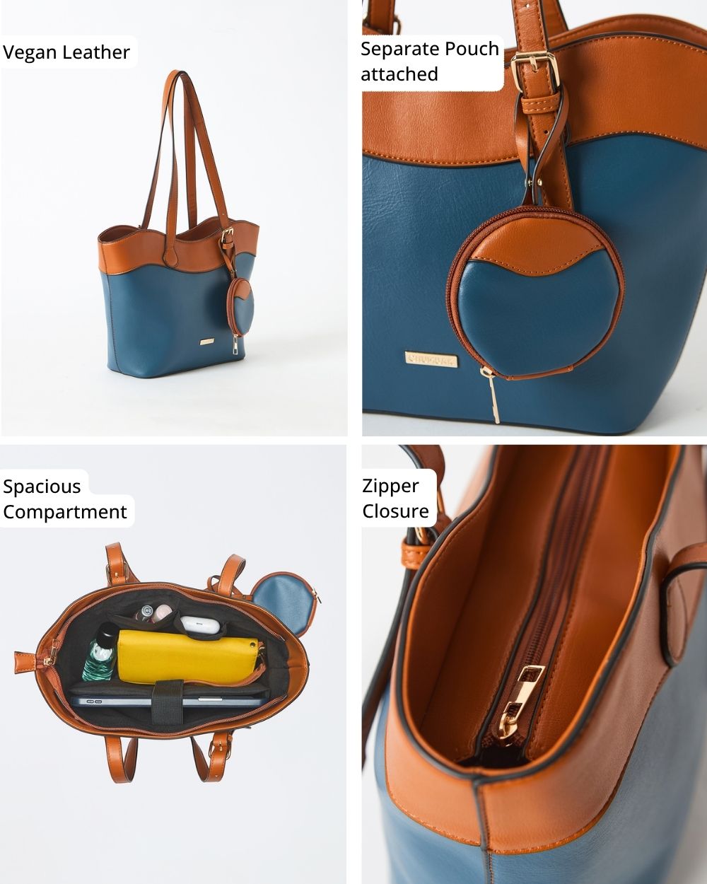 Waves Work-Tote, Blue