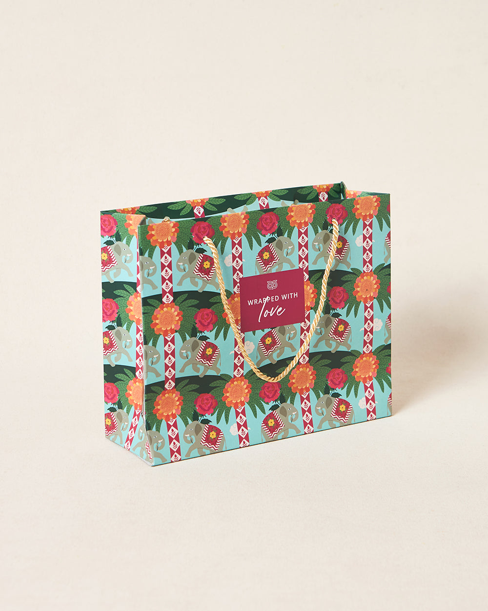 Rani Bagh Gift Bag With Tag, Horizontal | Palace Memoirs