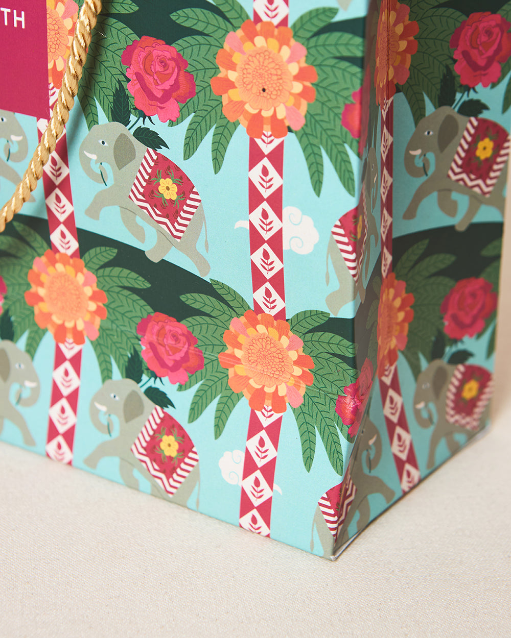 Rani Bagh Gift Bag With Tag, Horizontal | Palace Memoirs