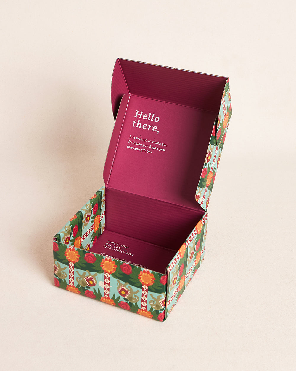 Rani Bagh Gift Box - Square | Palace Memoirs