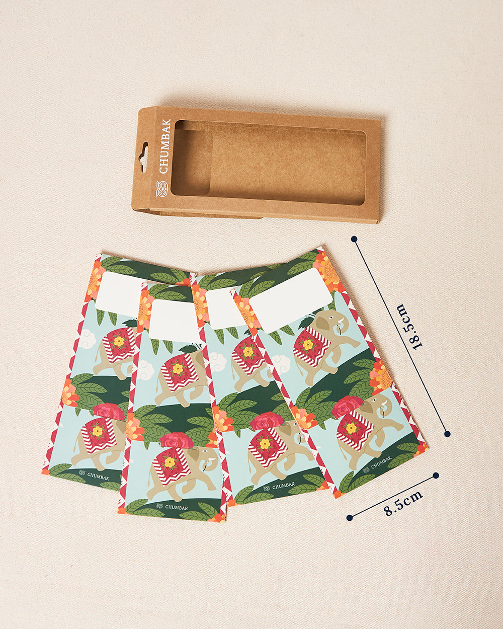 Rani Bagh Gift Envelopes, Set of 4 | Palace Memoirs