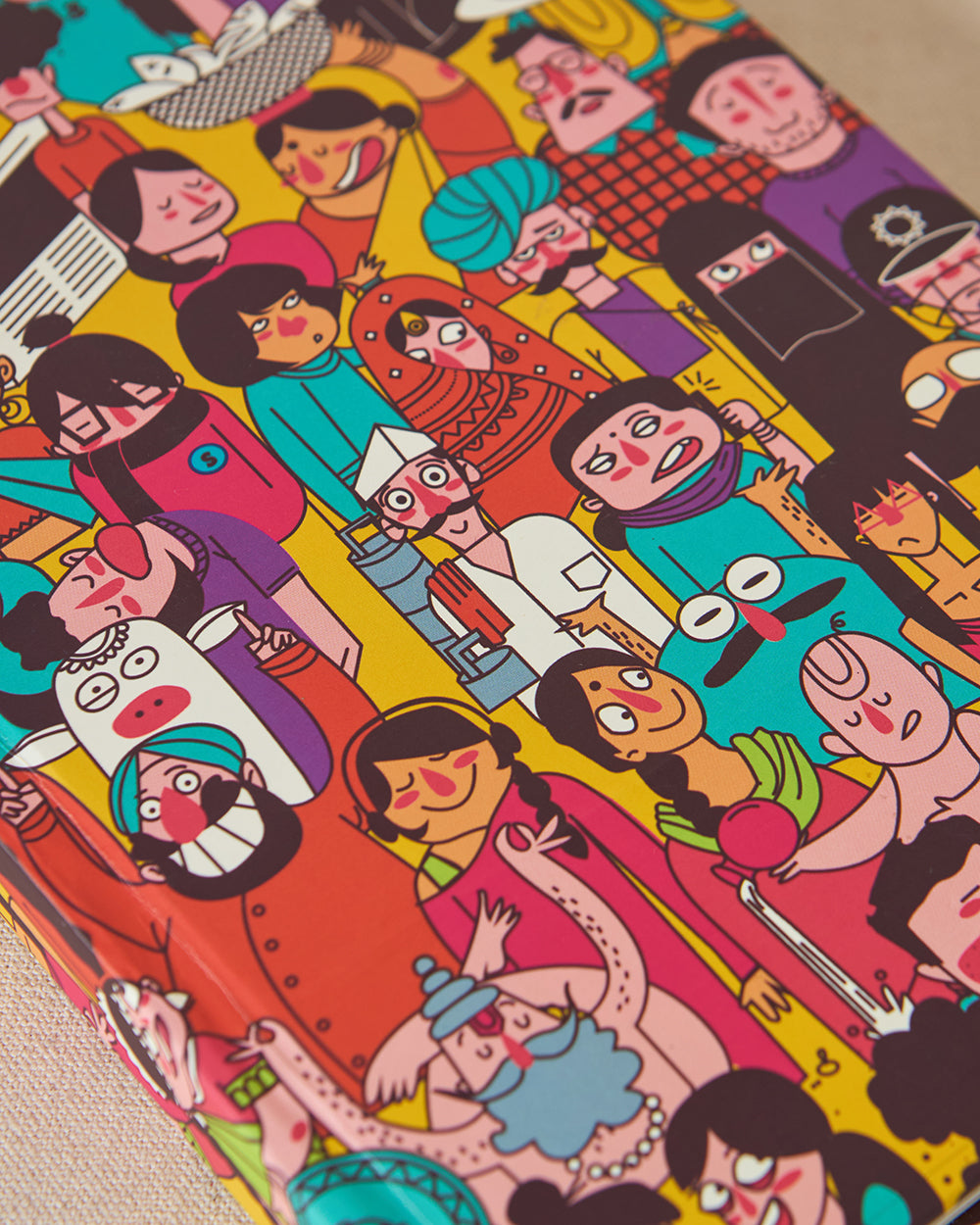 Colorful Faces of India Undated Planner