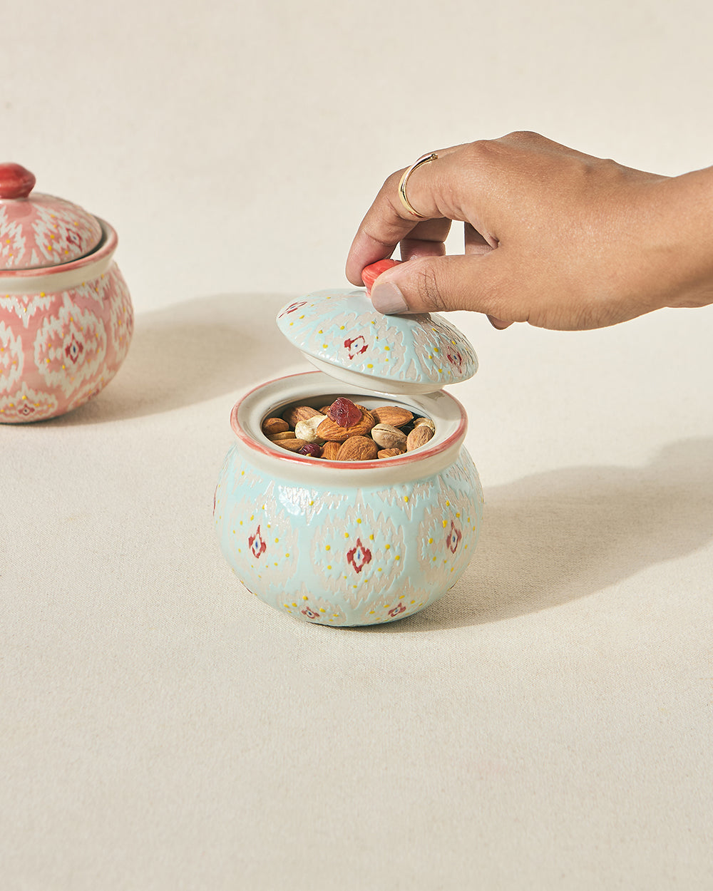 Ikat Fusion Storage Jar - 280ml