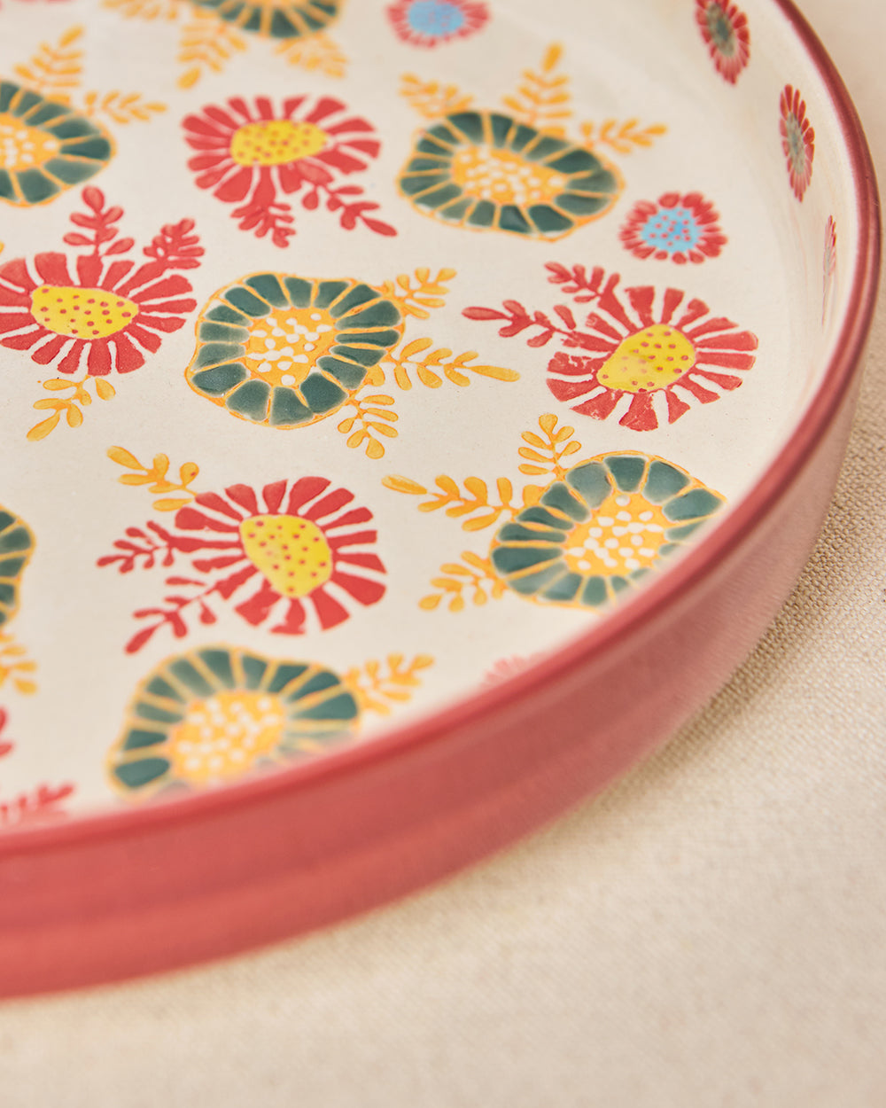 Wildflower Snack Plate, 8" dia | Lost in Paradise