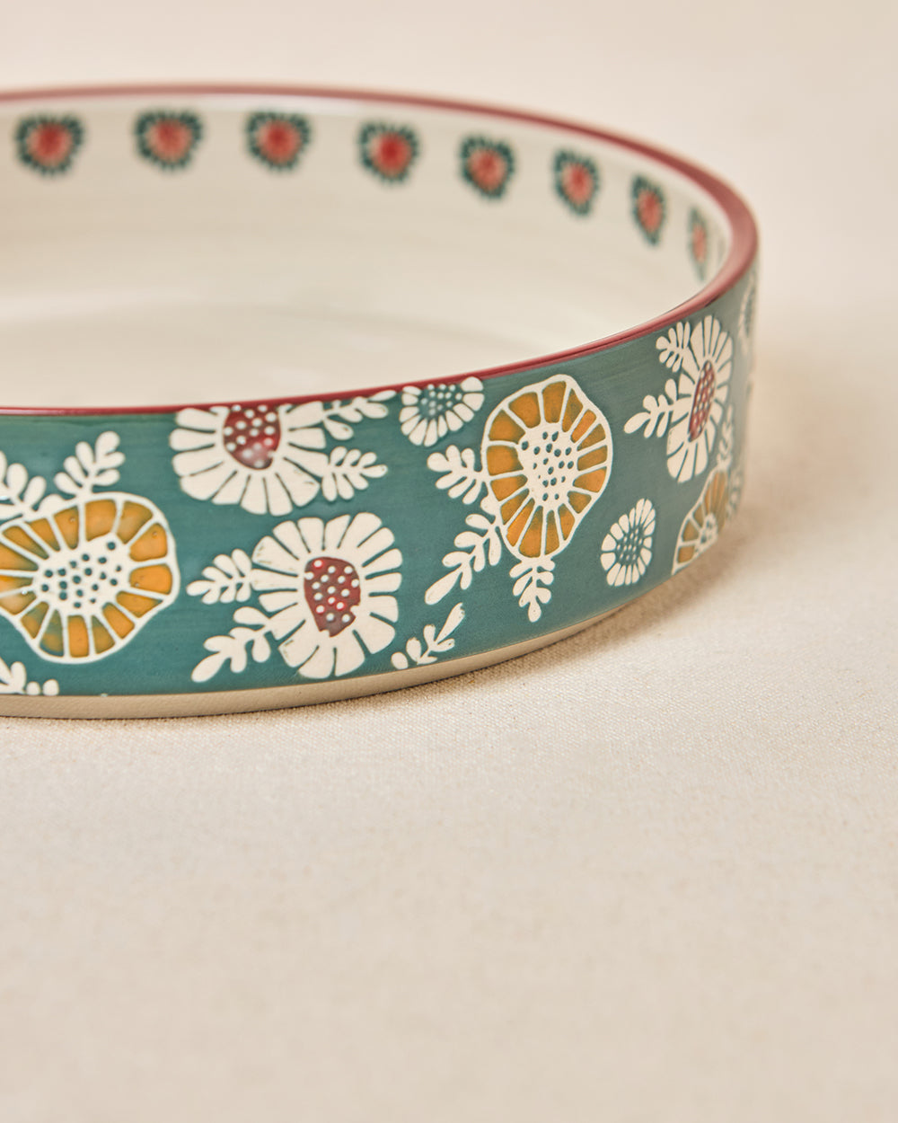 Wildflower Serving Bowl, 8" dia | Lost in Paradise