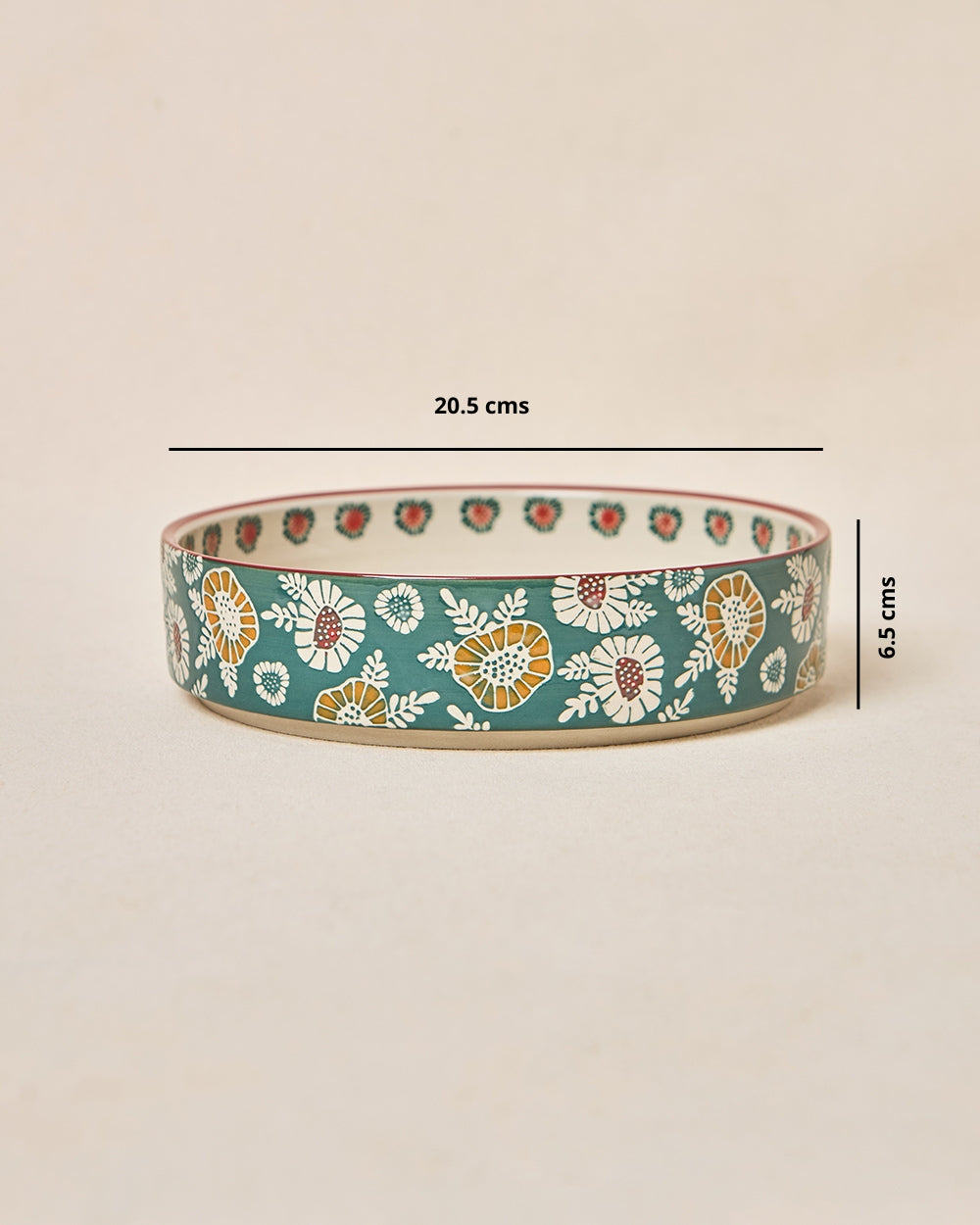 Wildflower Serving Bowl, 8" dia | Lost in Paradise