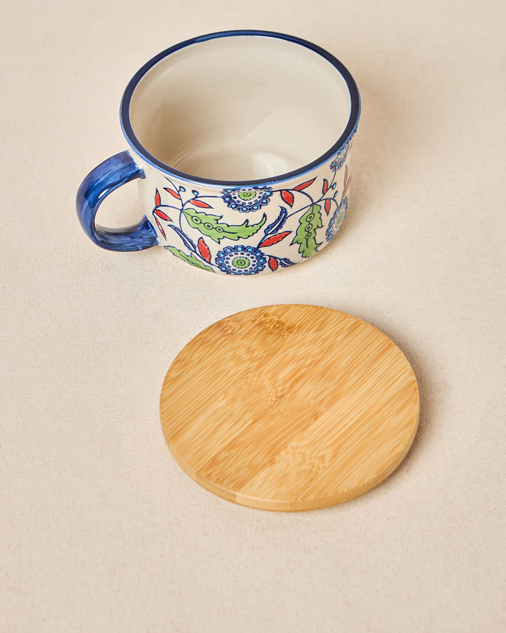 Jaipur Backyard Soup Mug, 650ml