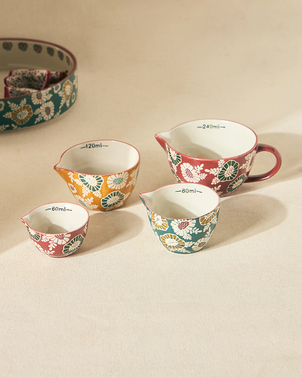 Wildflower Measurning Cup Set of 4 | Lost in Paradise