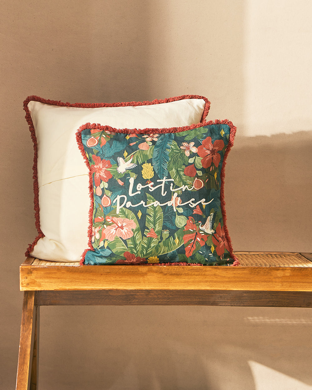 Lost In Paradise Cushion Cover, 16"