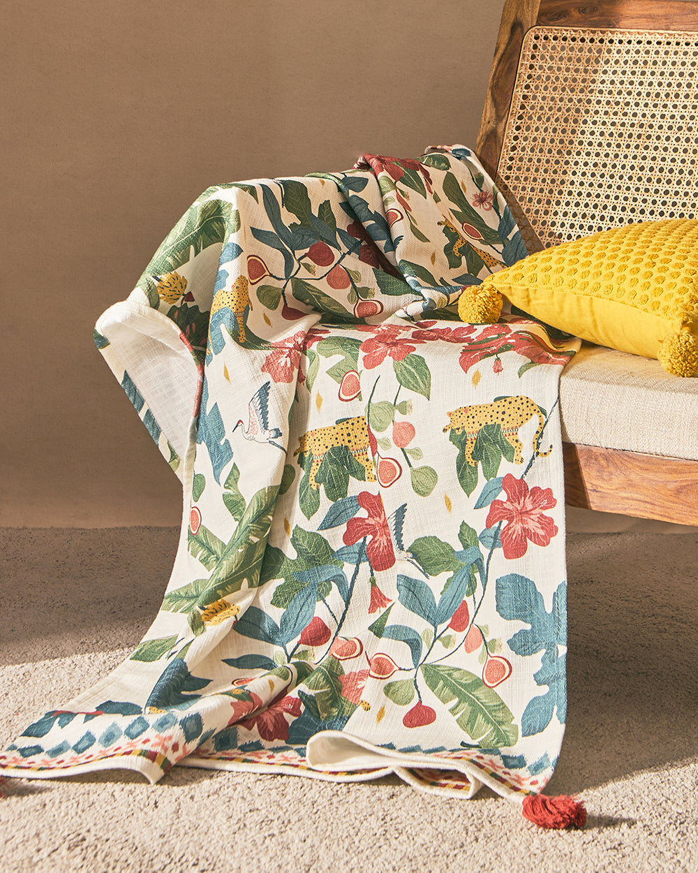 Wild Bloom Throw, 50"x60" | Lost in Paradise