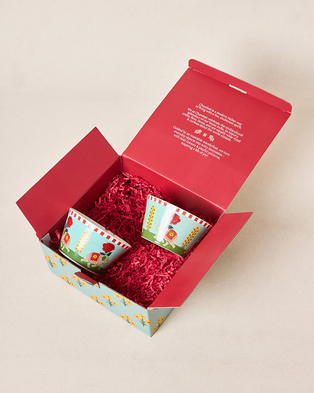 Royal Tusker Serving Bowl Gift Set - Set of 2, 520ml | Palace Memoirs