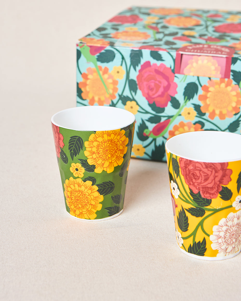 Rani Bagh Tumblers Gift Set - Set of 4, 180ml | Palace Memoirs