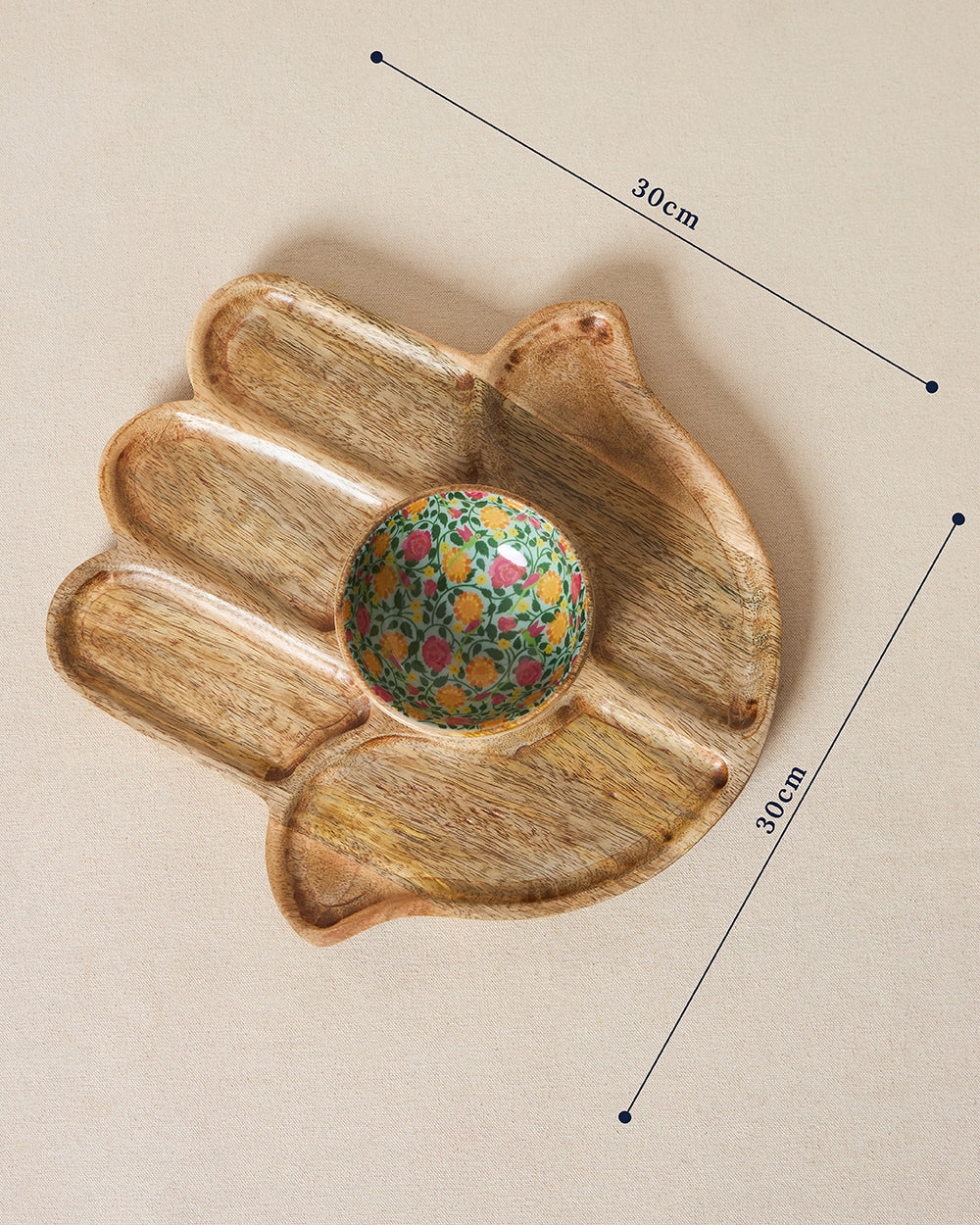 Hamsa Hand Chip & Dip Platter | Palace Memoirs