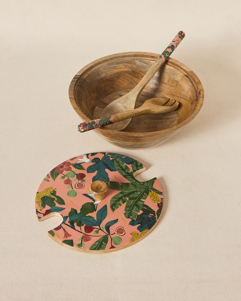 Wild Bloom Salad Bowl & Server Set | Lost In Paradise