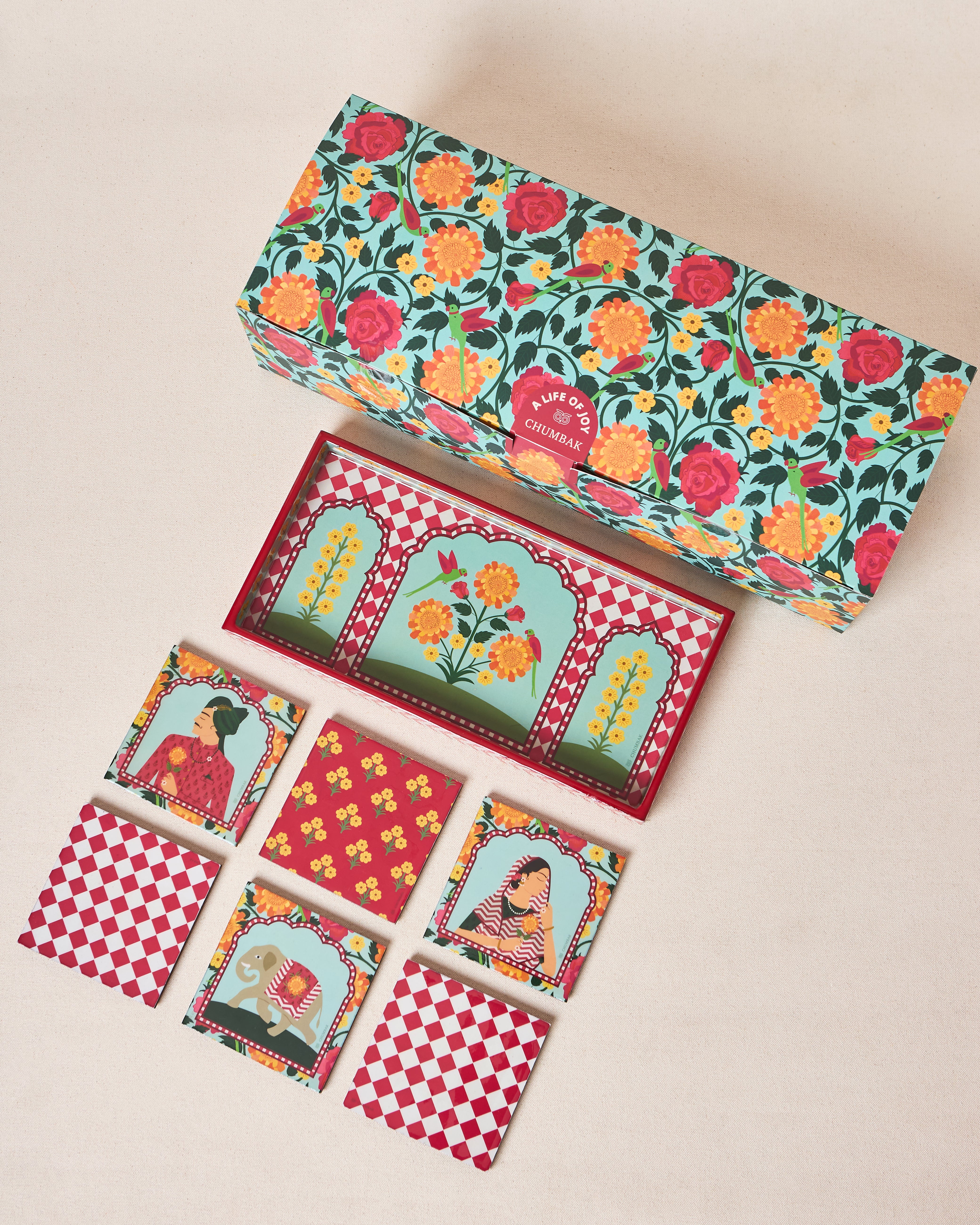 Rajmahal Serving Gift Set - Set of 7 | Palace Memoirs