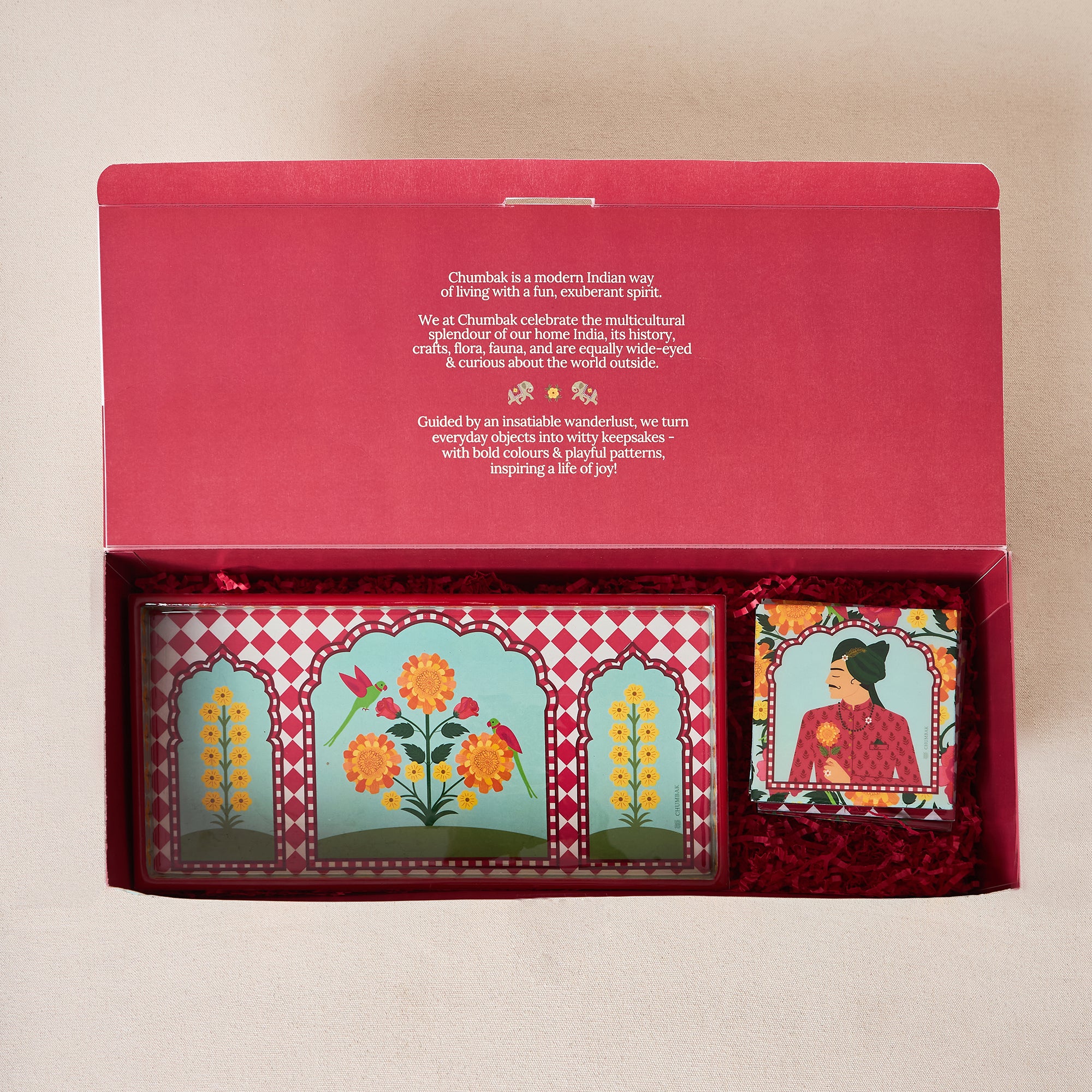 Rajmahal Serving Gift Set - Set of 7 | Palace Memoirs