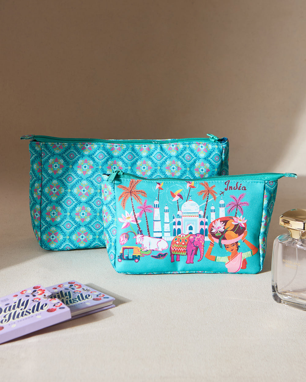Safar Vanity Pouch Set of 2 | India Diaries