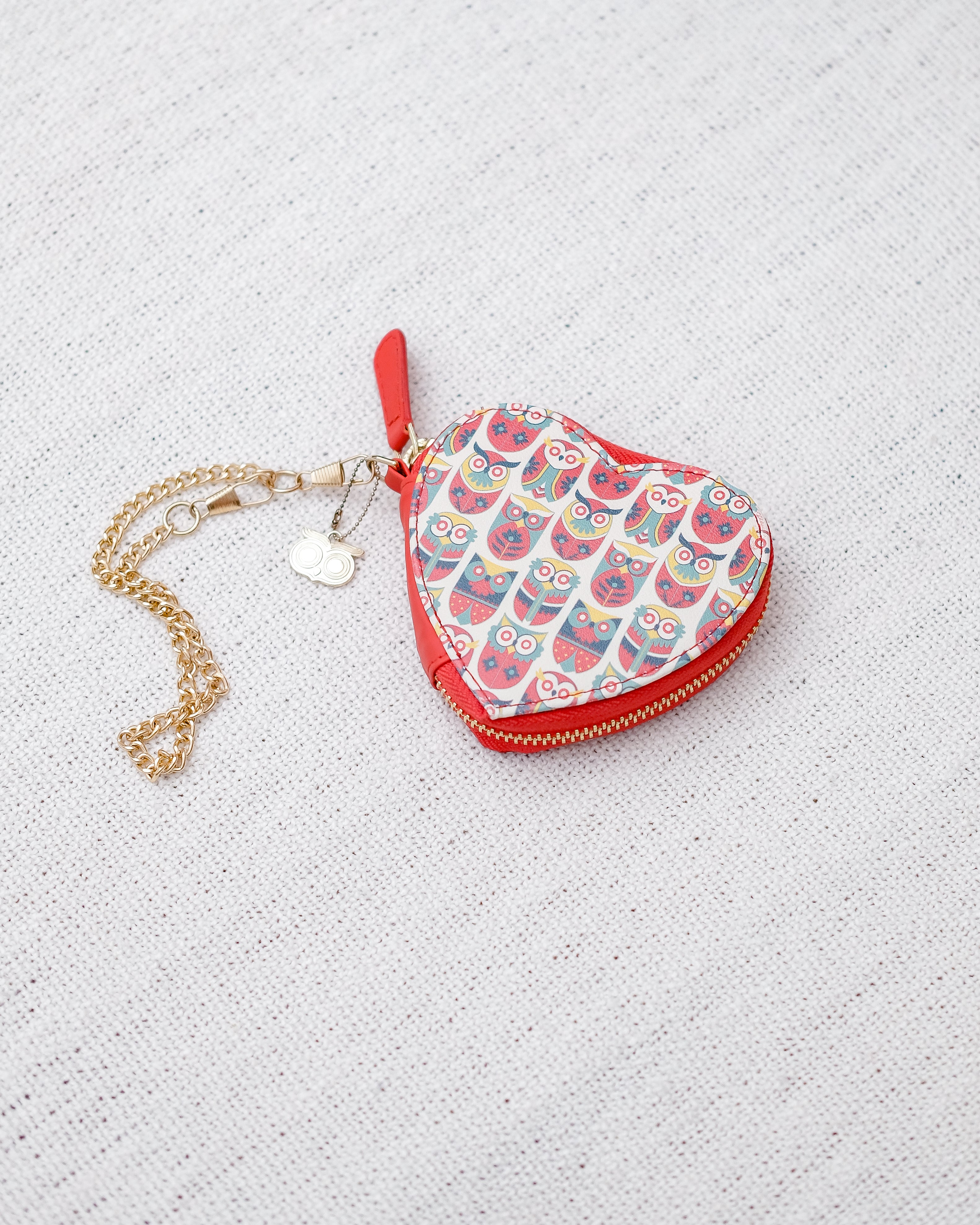 Hearty Owls Bag Charm