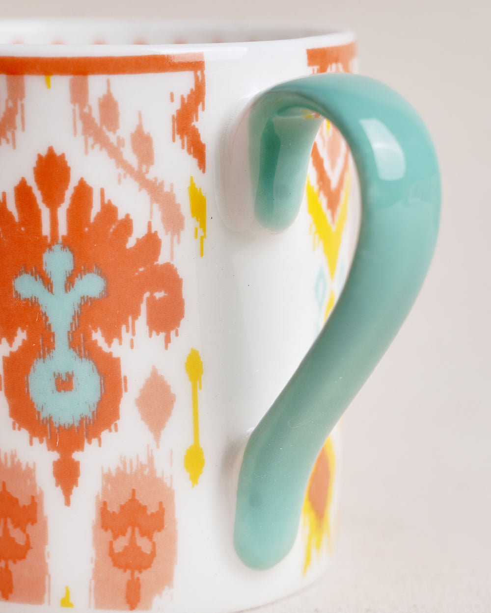 Ikat Tea Mugs Gift Set of 6