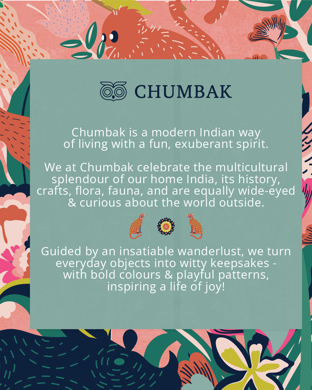 Teal by Chumbak Mosaic Meow Watch | Blue Dial, Mesh Strap