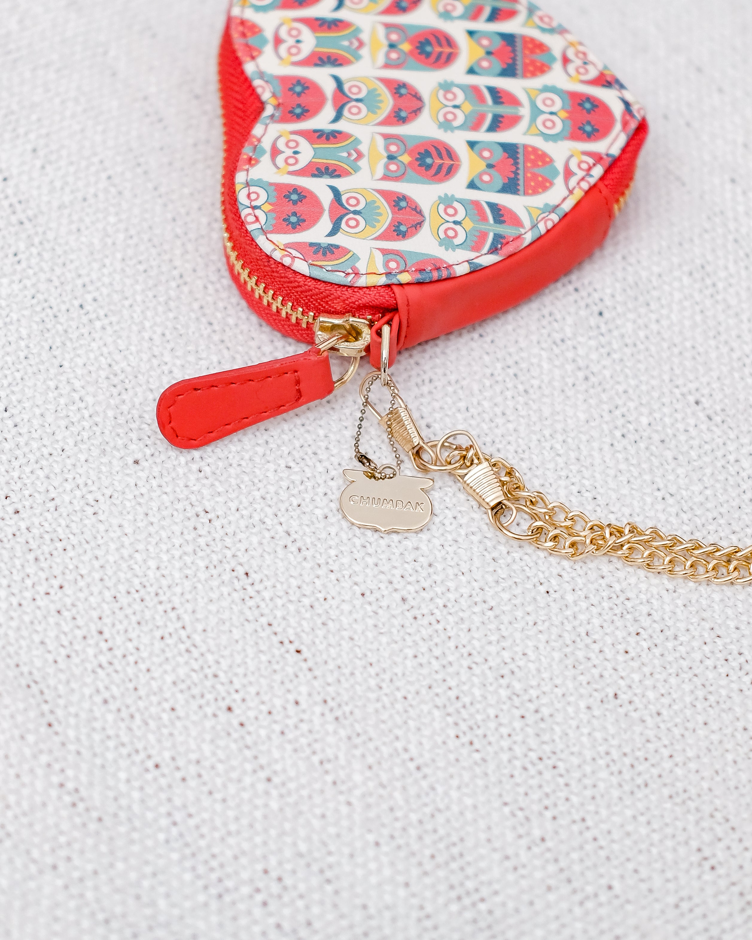 Hearty Owls Bag Charm