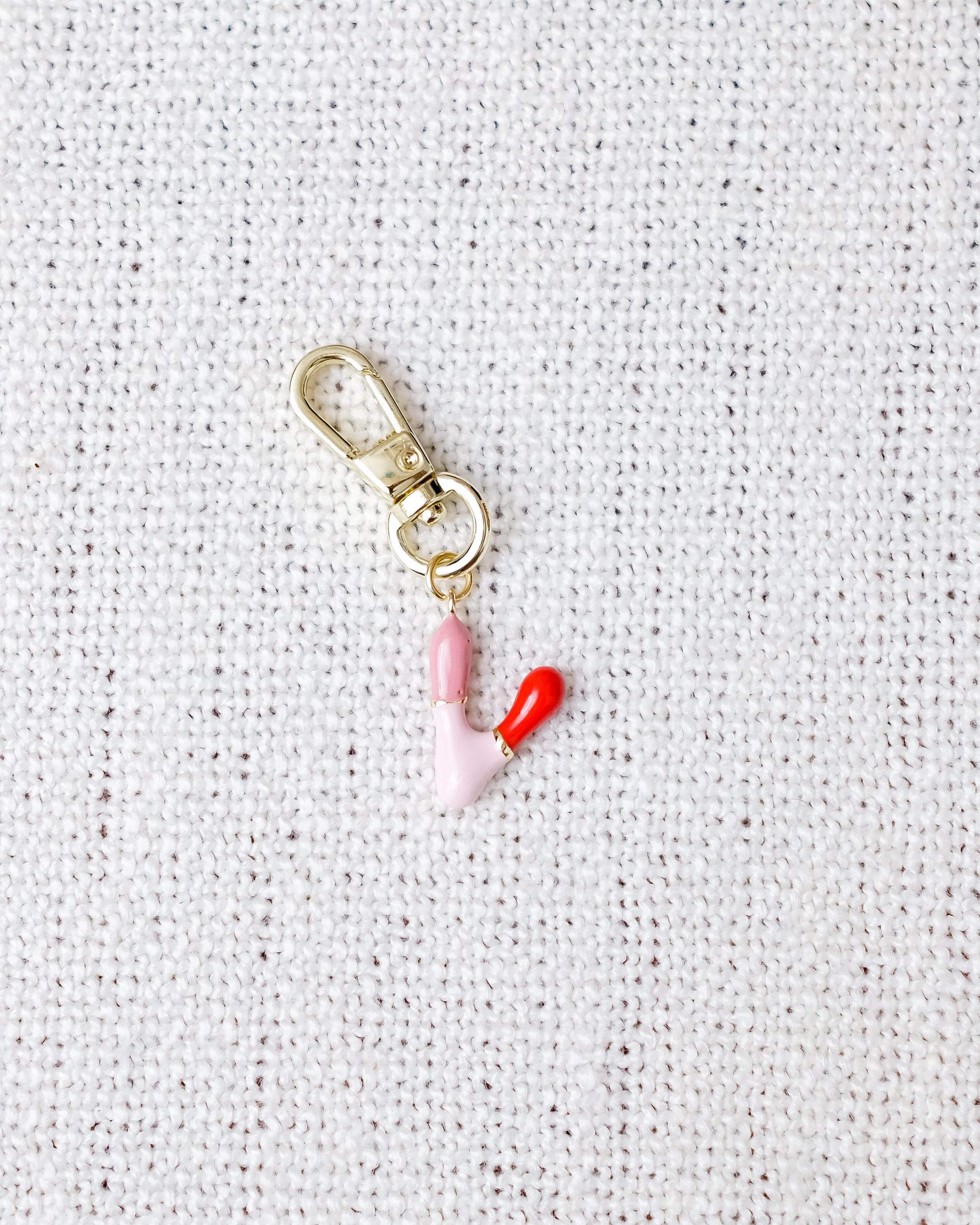 Alphabet Charm Hook - V