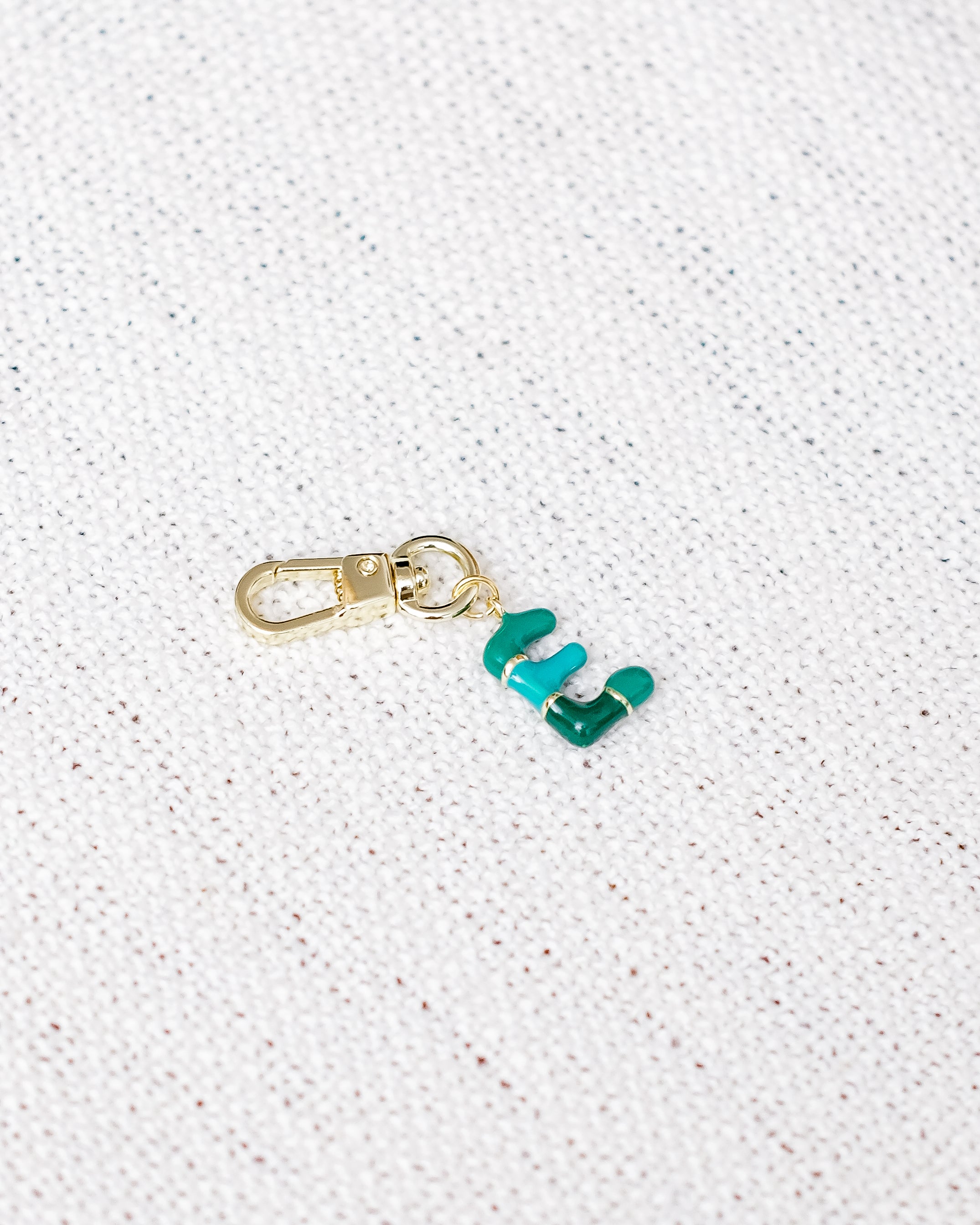 Alphabet Charm Hook - E