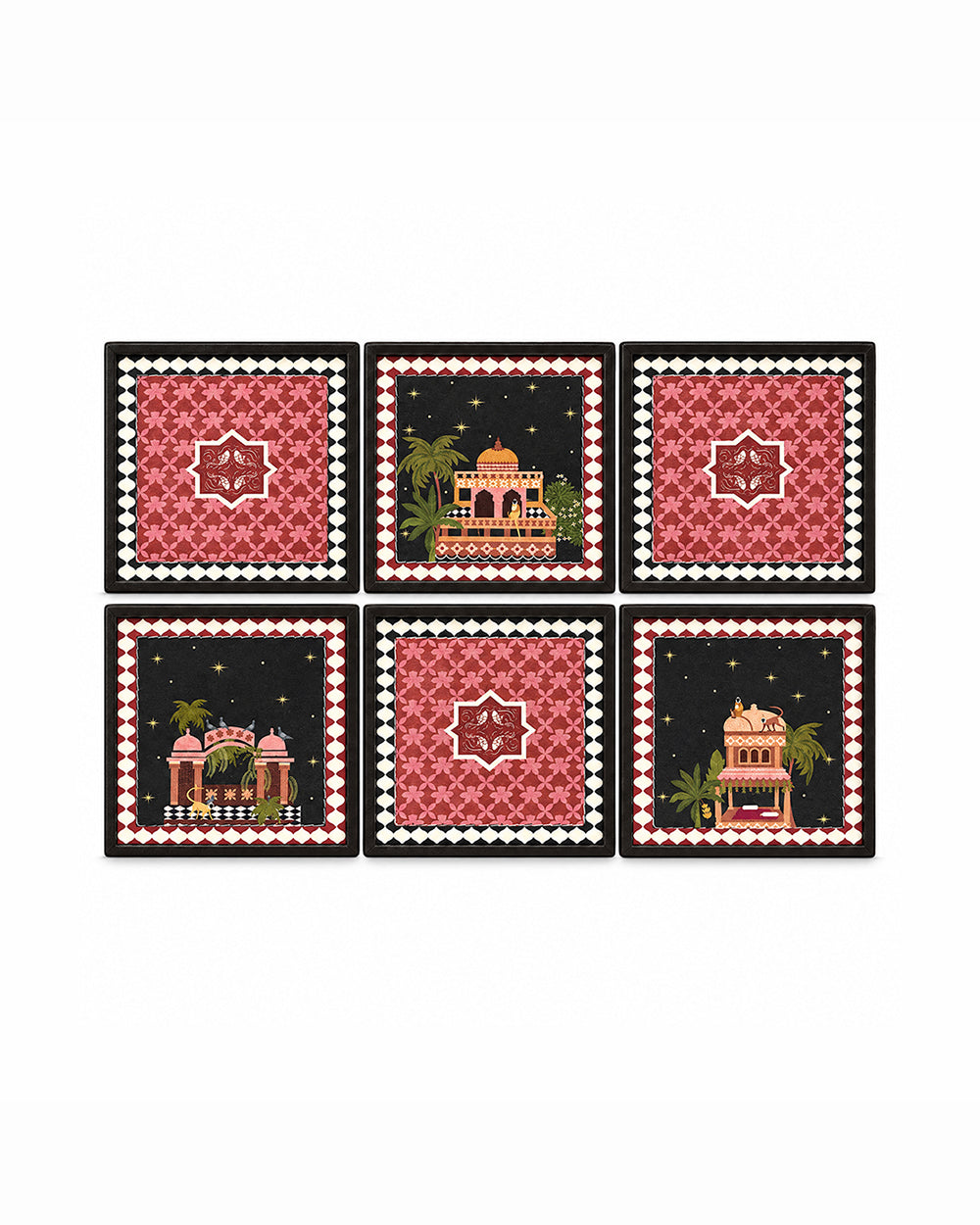 Tilla Coasters Set of 6 | Haveli Socials