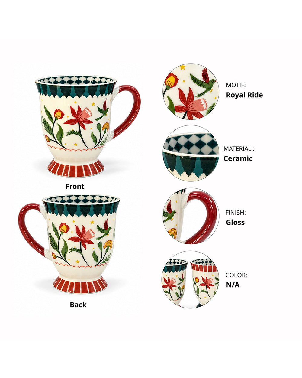 Polo Club Milk Mugs Set of 2 | Haveli Socials