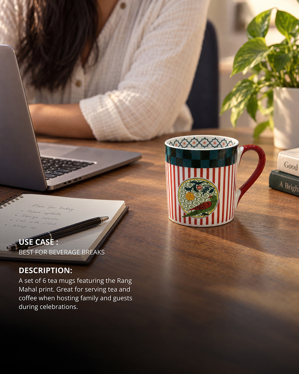 Polo Club Chai Mugs Set of 6 | Haveli Socials