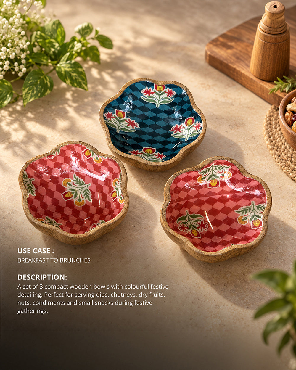 Patio Bowl Set of 3 | Haveli Socials